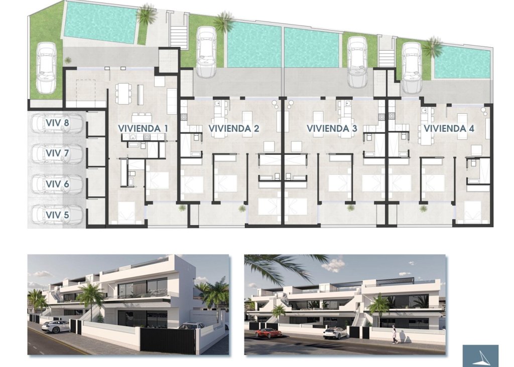 Nieuwbouw - Bungalow - San Pedro del Pinatar - Las Esperanzas