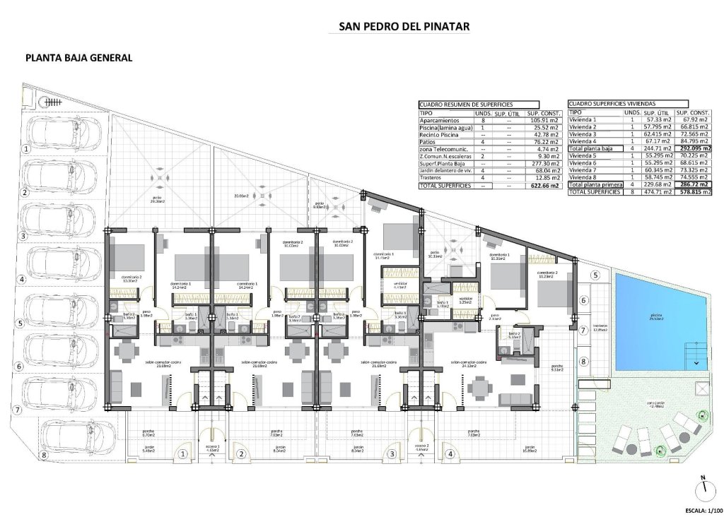 Nieuwbouw - Bungalow - San Pedro del Pinatar - Los Cuarteros