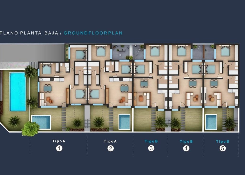 Nieuwbouw - Bungalow - San Pedro del Pinatar - Los Pinos