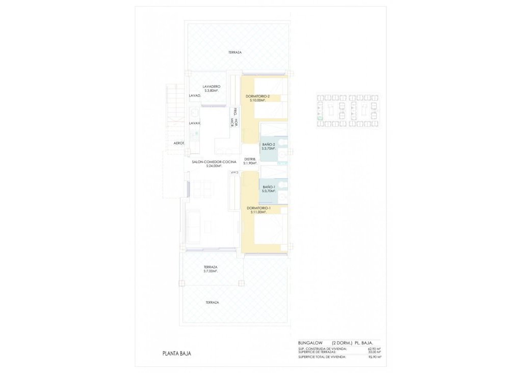 Nieuwbouw - Bungalow - Torrevieja - Los Balcones