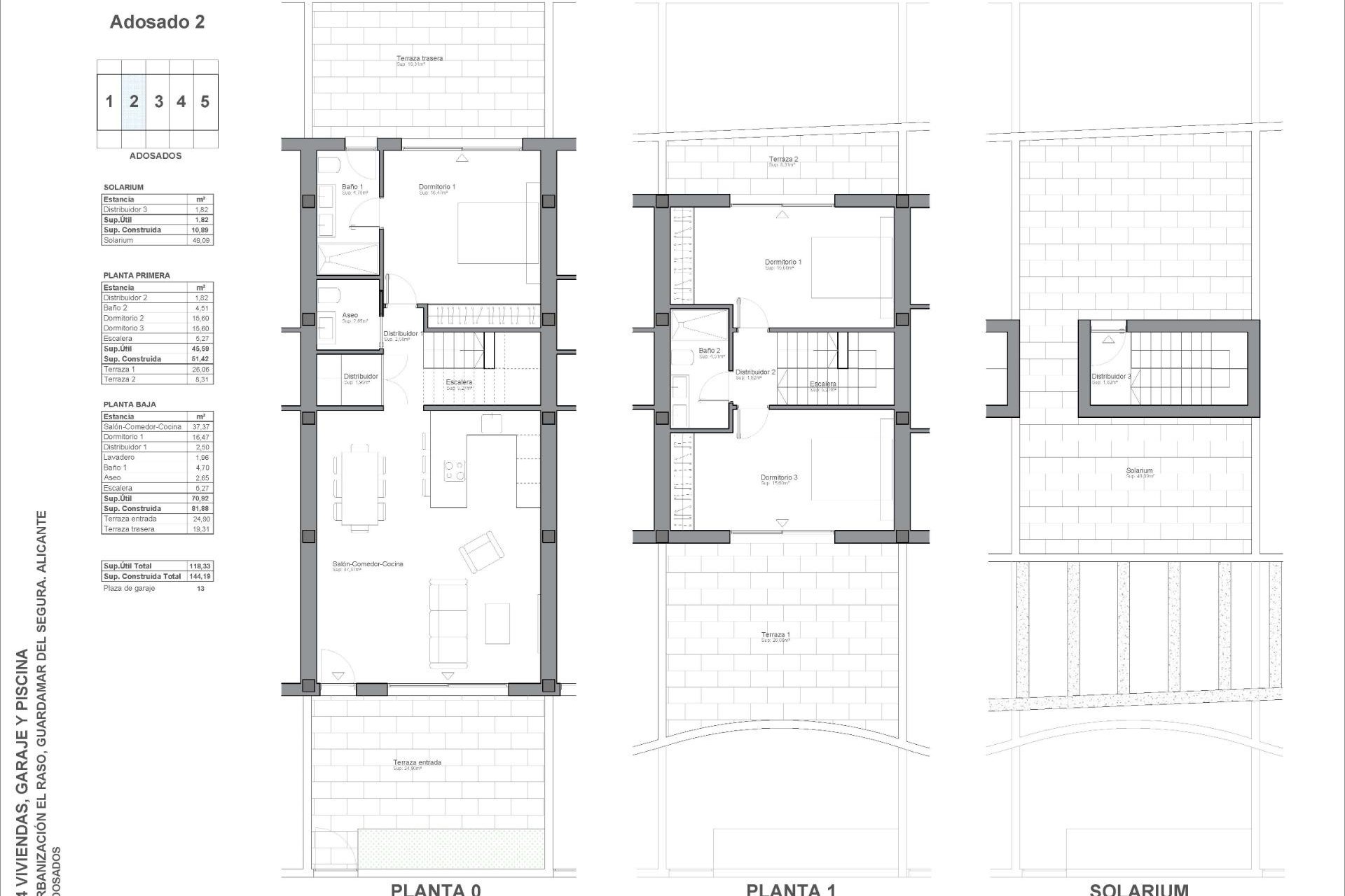 Nieuwbouw - Townhouse - Guardamar del Segura - El Raso