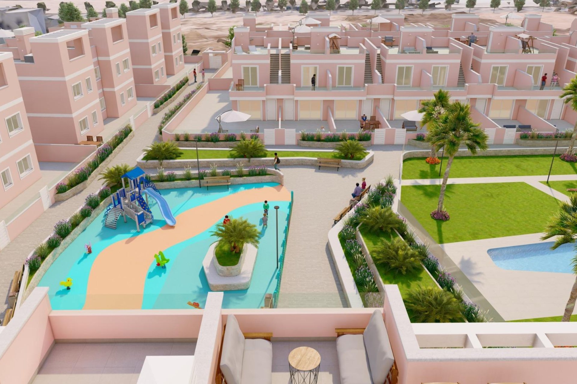 Nieuwbouw - Townhouse - Pilar de la Horadada - Lo Monte