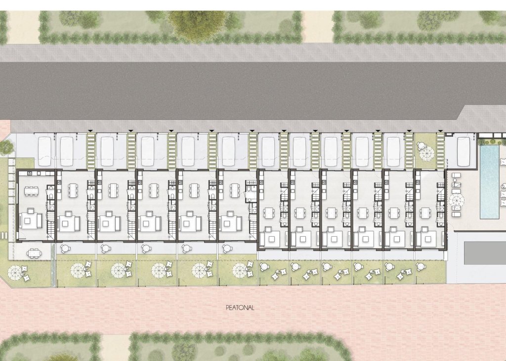 Nieuwbouw - Townhouse - Pilar de la Horadada - Pueblo