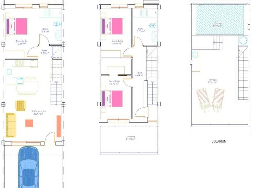 Nieuwbouw - Townhouse - San Pedro del Pinatar - Pueblo