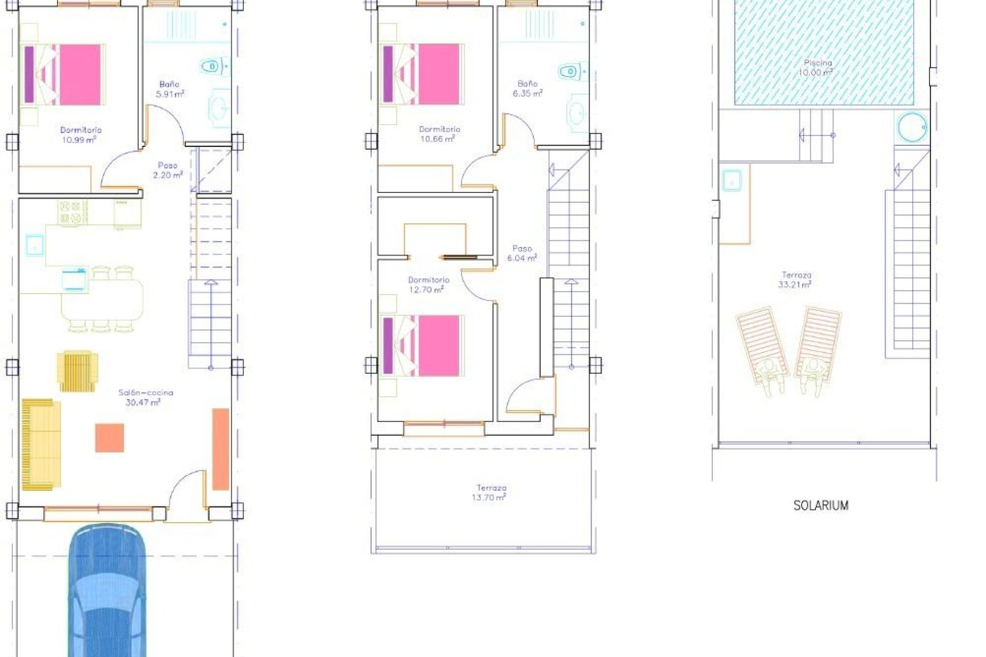 Nieuwbouw - Townhouse - San Pedro del Pinatar - Pueblo