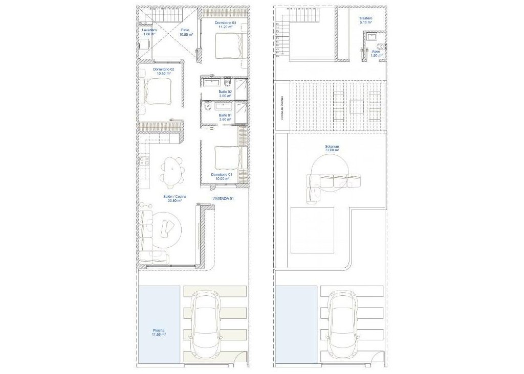Nieuwbouw - Townhouse - San Pedro del Pinatar - Pueblo