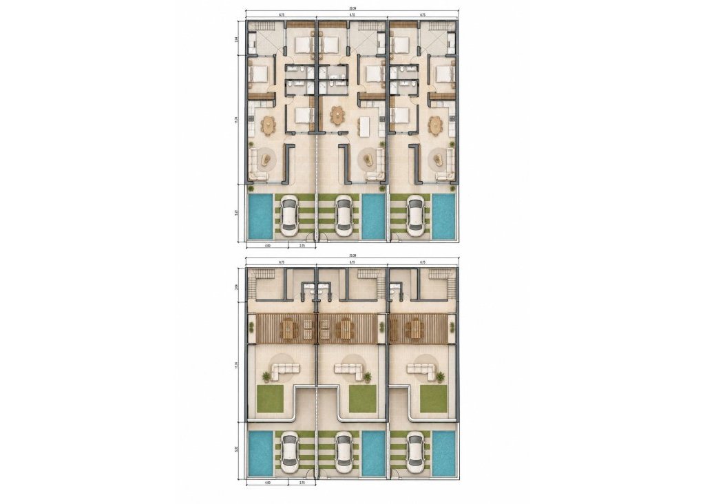 Nieuwbouw - Townhouse - San Pedro del Pinatar - Pueblo