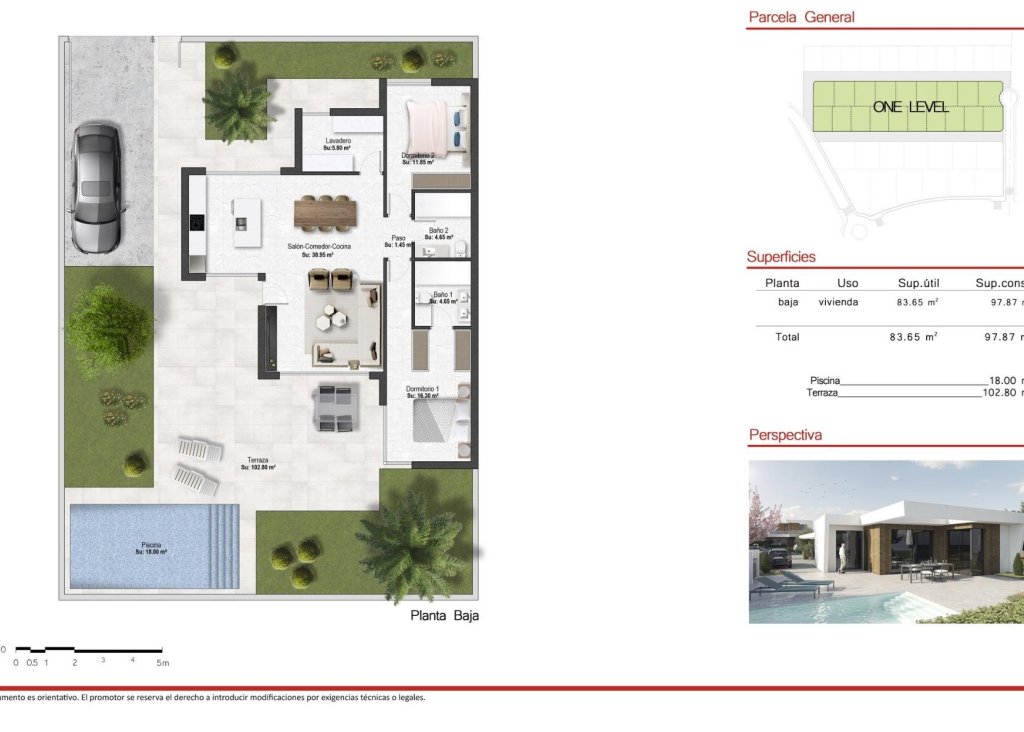 Nieuwbouw - Villa - BAÑOS Y MENDIGO - Altaona Golf