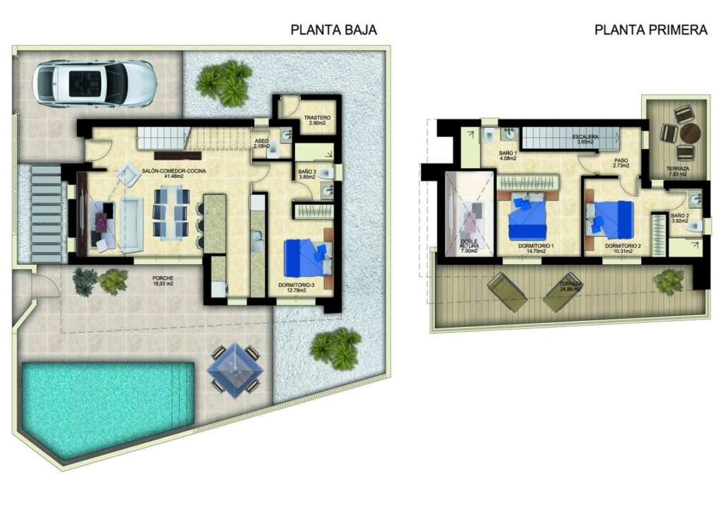 Nieuwbouw - Villa - Benijófar - polideportivo