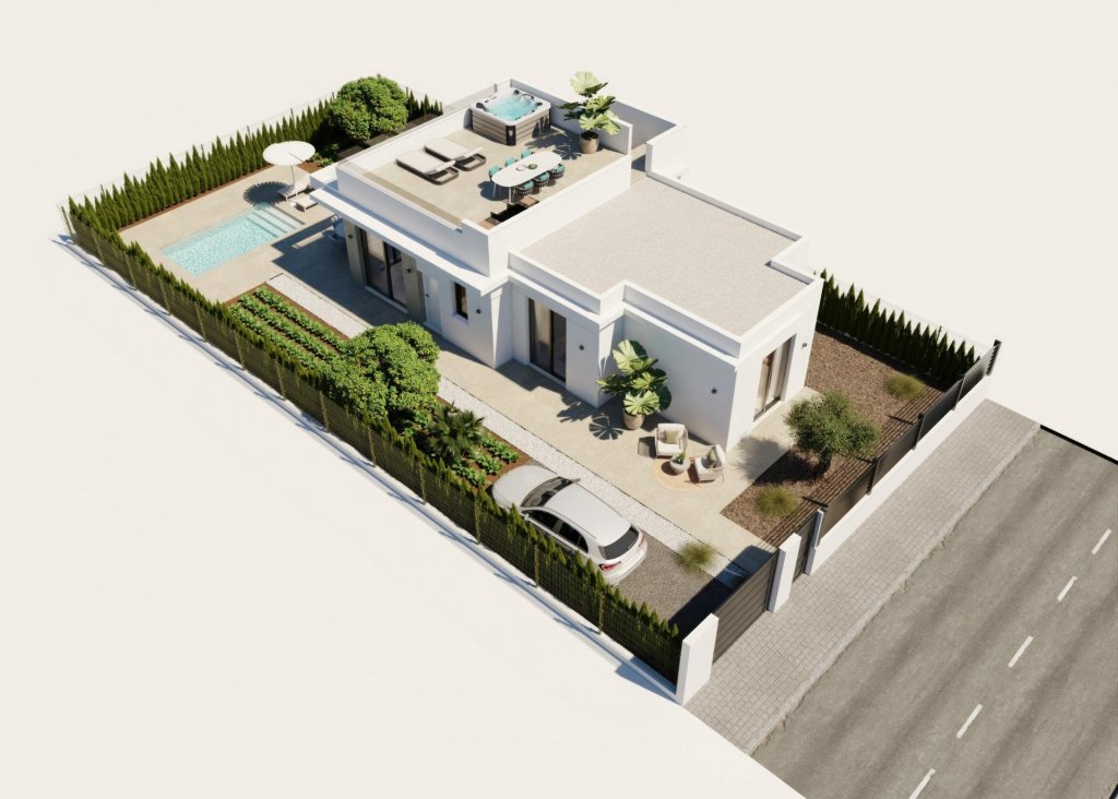 Nieuwbouw - Villa - Fuente Alamo - Hacienda Del Álamo Golf