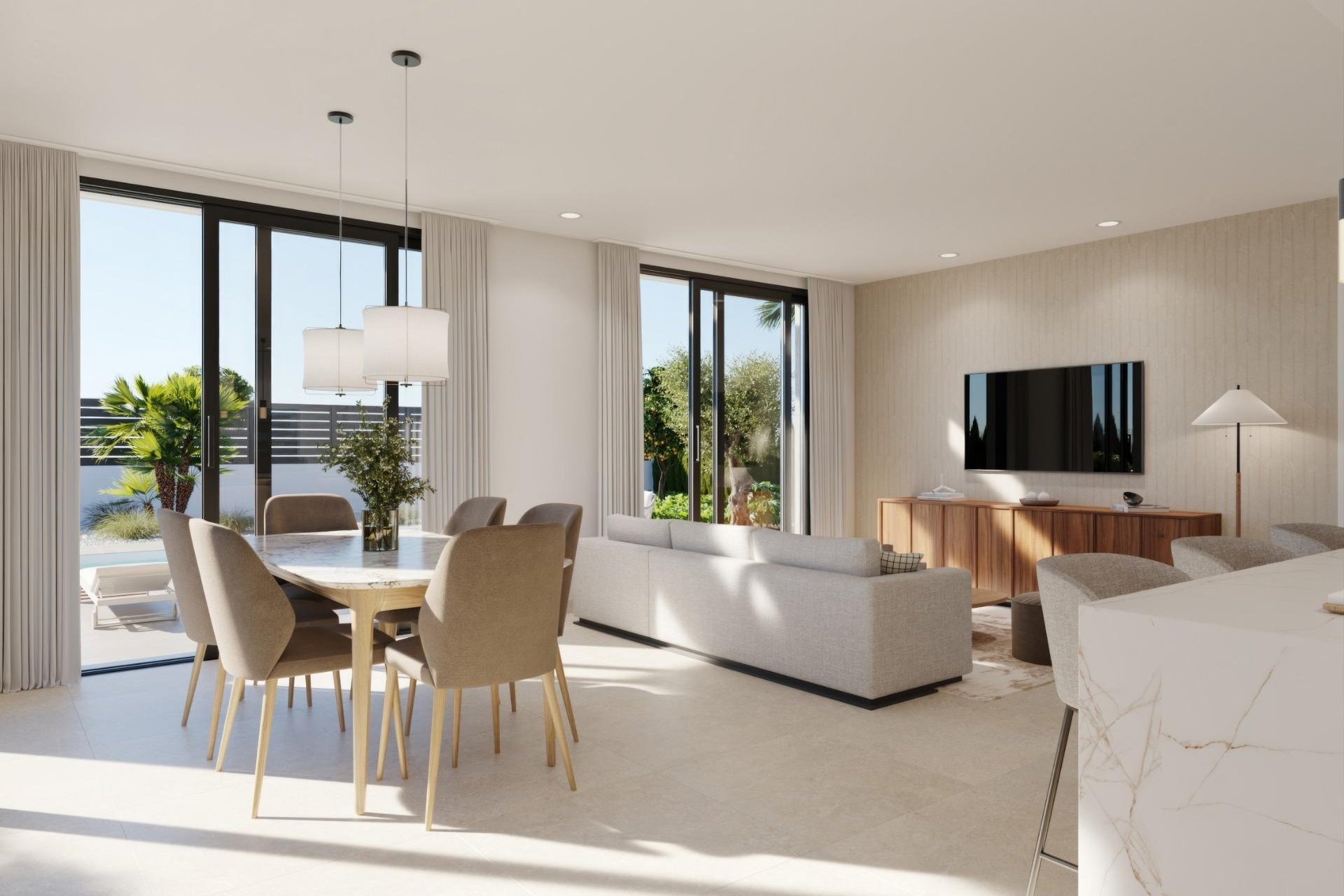 Nieuwbouw - Villa - Fuente Alamo - Hacienda Del Álamo Golf