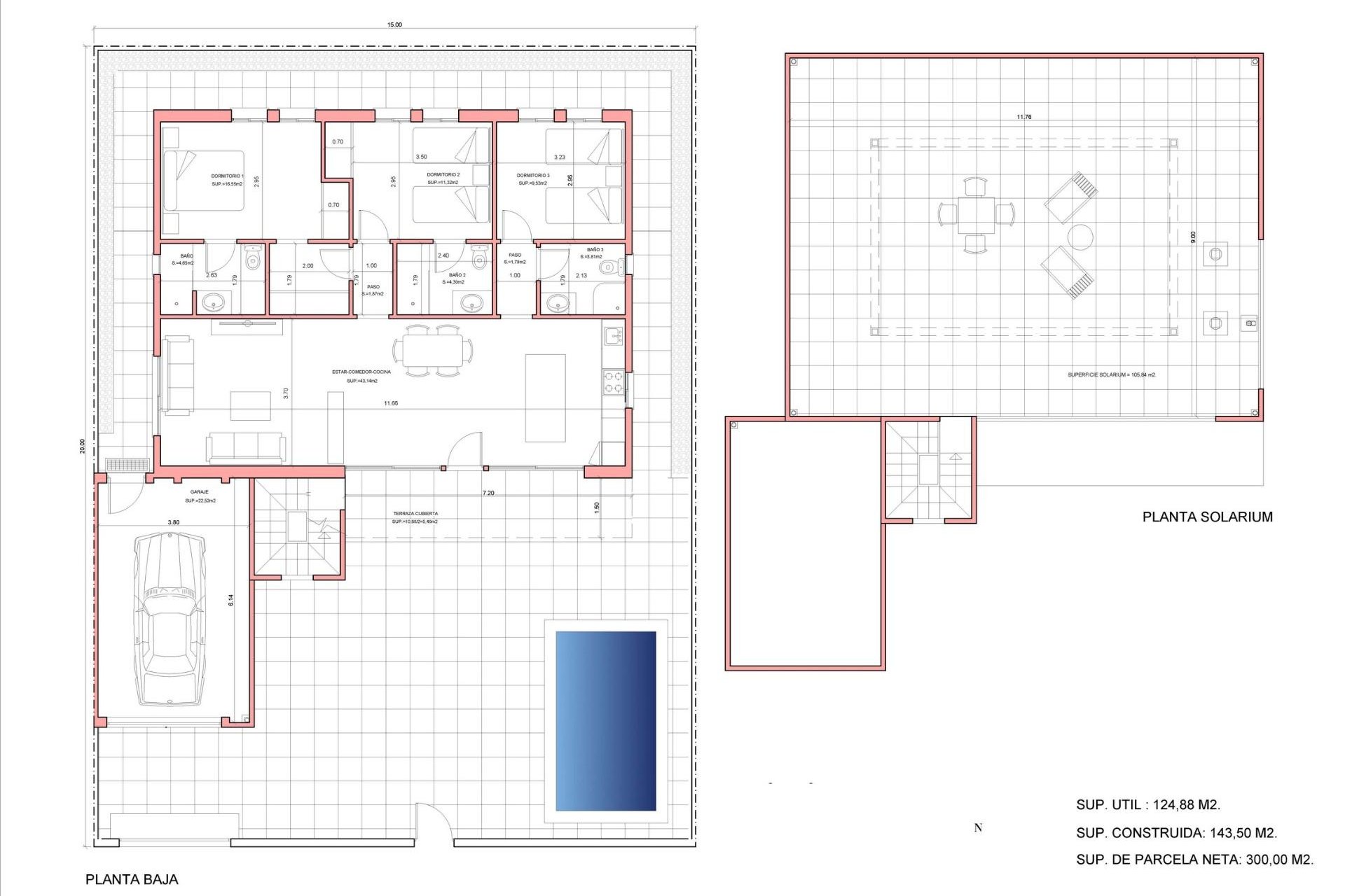 Nieuwbouw - Villa - Fuente Alamo - La Pinilla