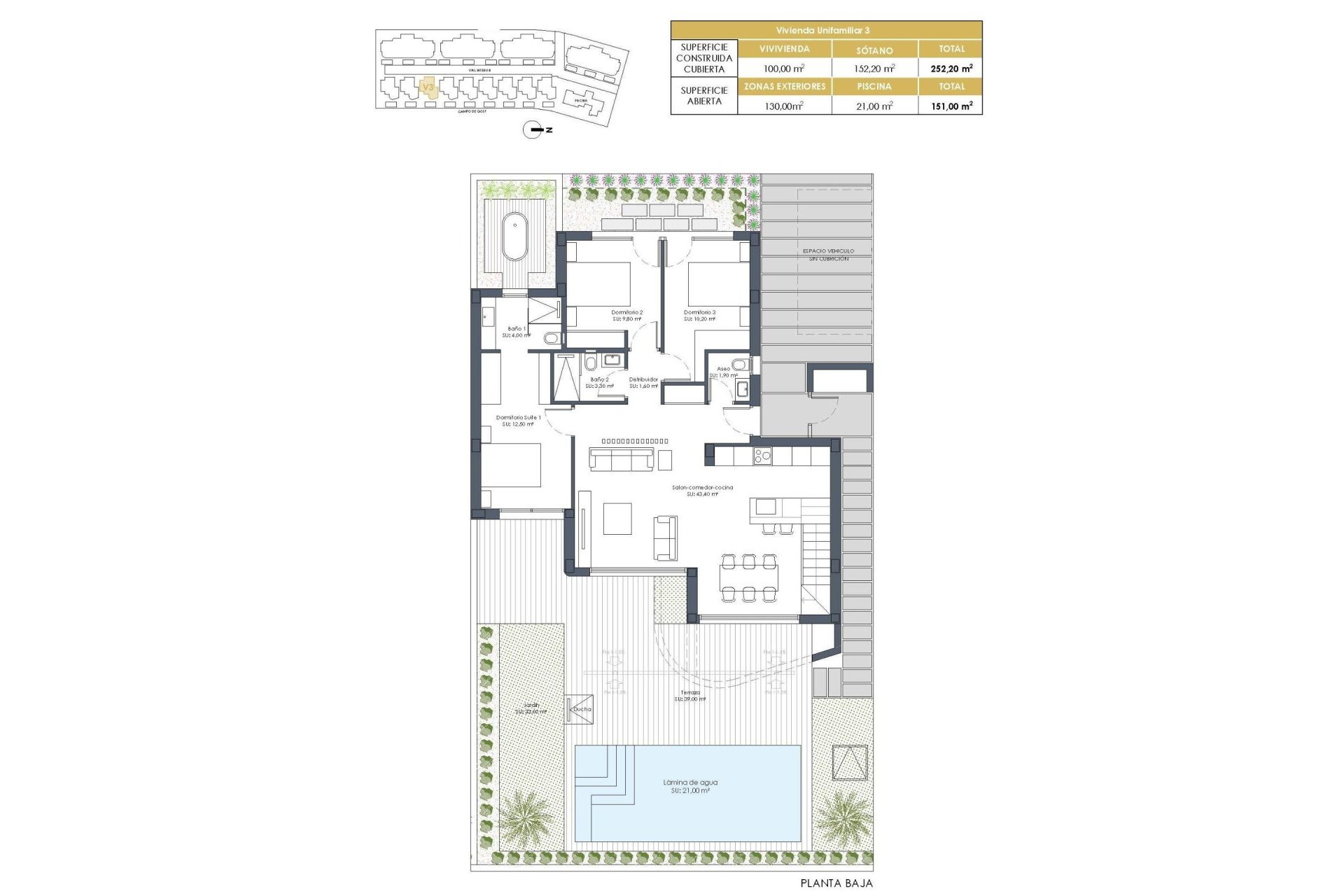 Nieuwbouw - Villa - Los Alcázares - Serena Golf