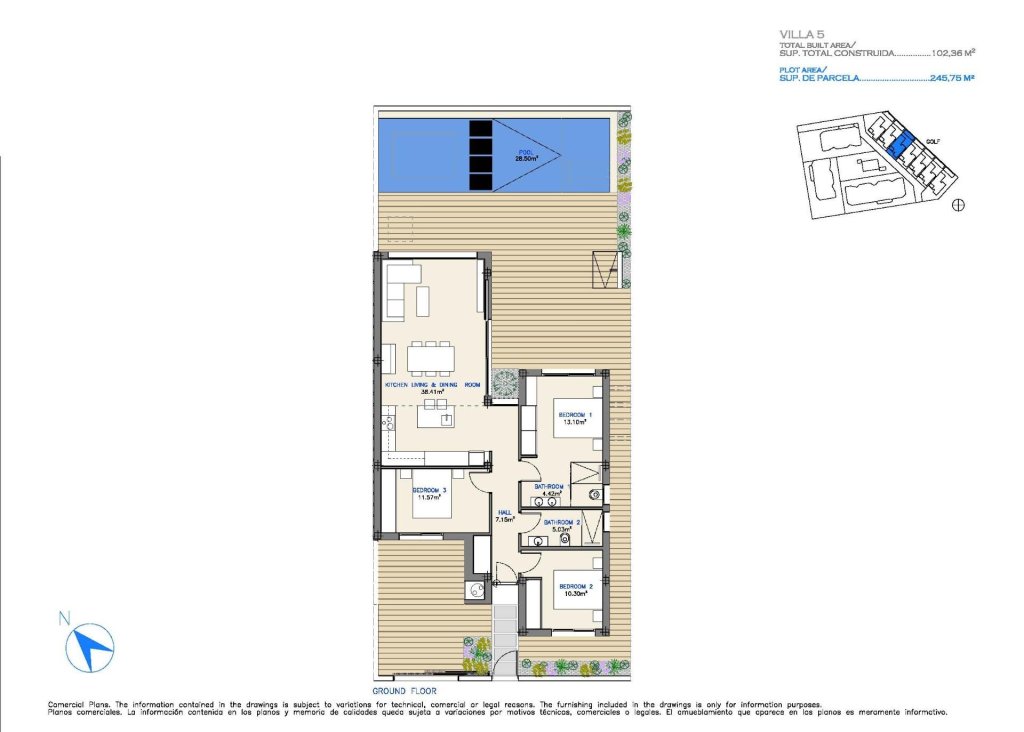 Nieuwbouw - Villa - Los Alcázares - Serena Golf