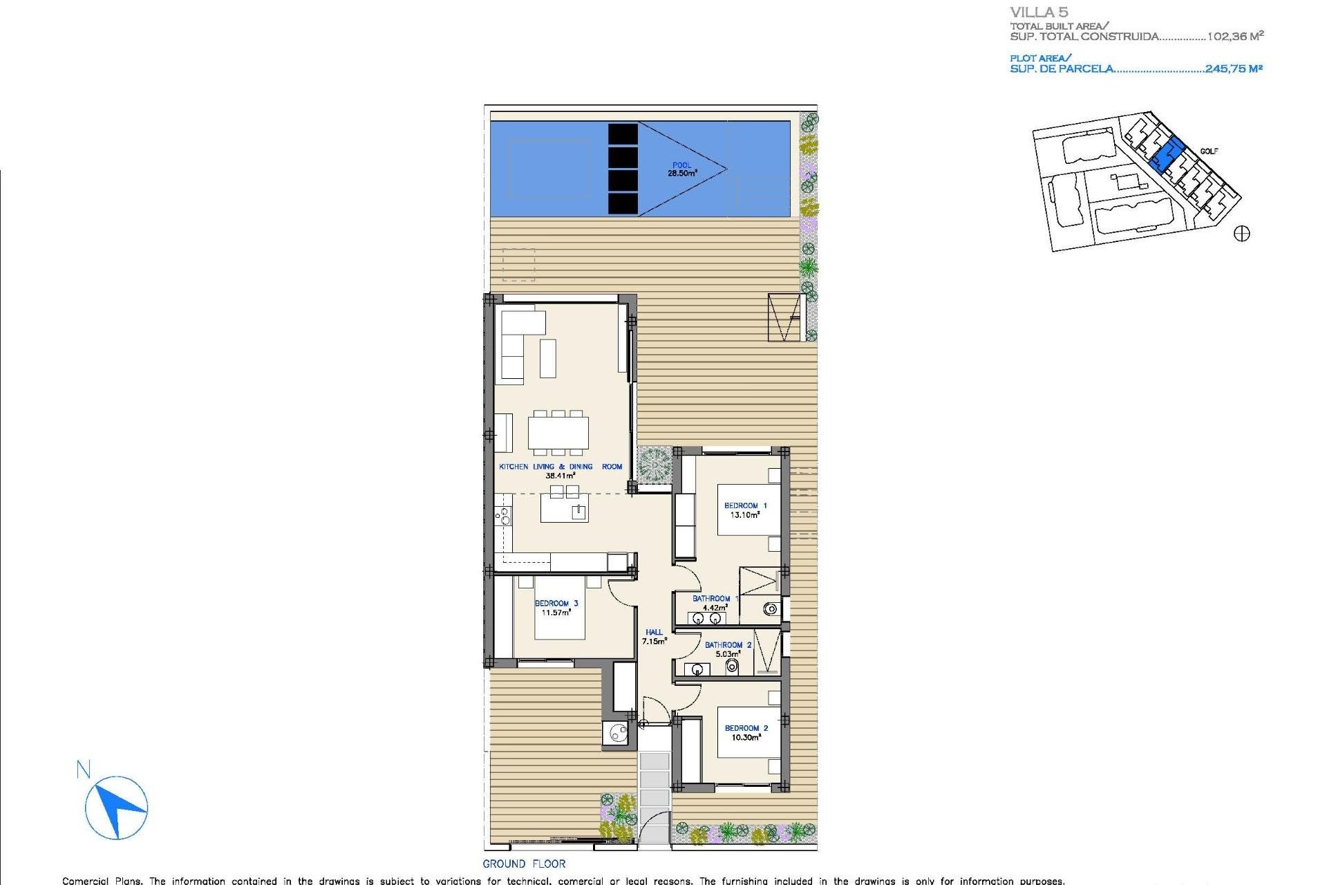 Nieuwbouw - Villa - Los Alcázares - Serena Golf