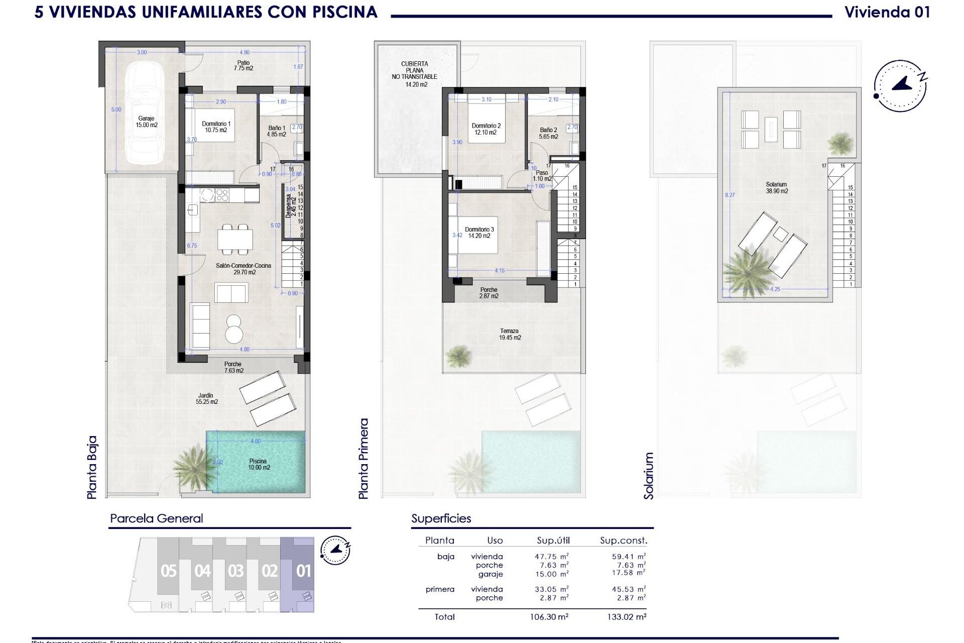 Nieuwbouw - Villa - San Pedro del Pinatar - Polideportivo