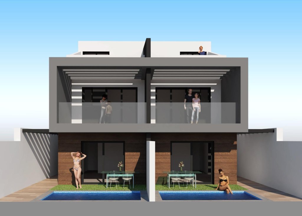 Nieuwbouw - Villa -  - Santiago de la Ribera