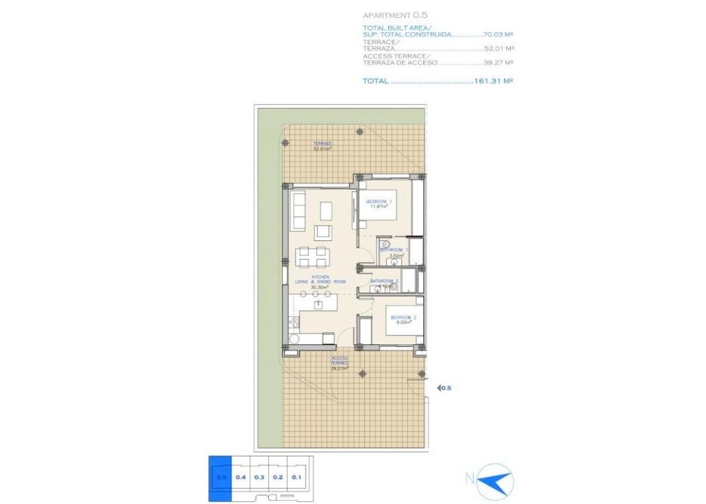 Obra Nueva - Apartment - Flat - Los Alcázares - Serena Golf