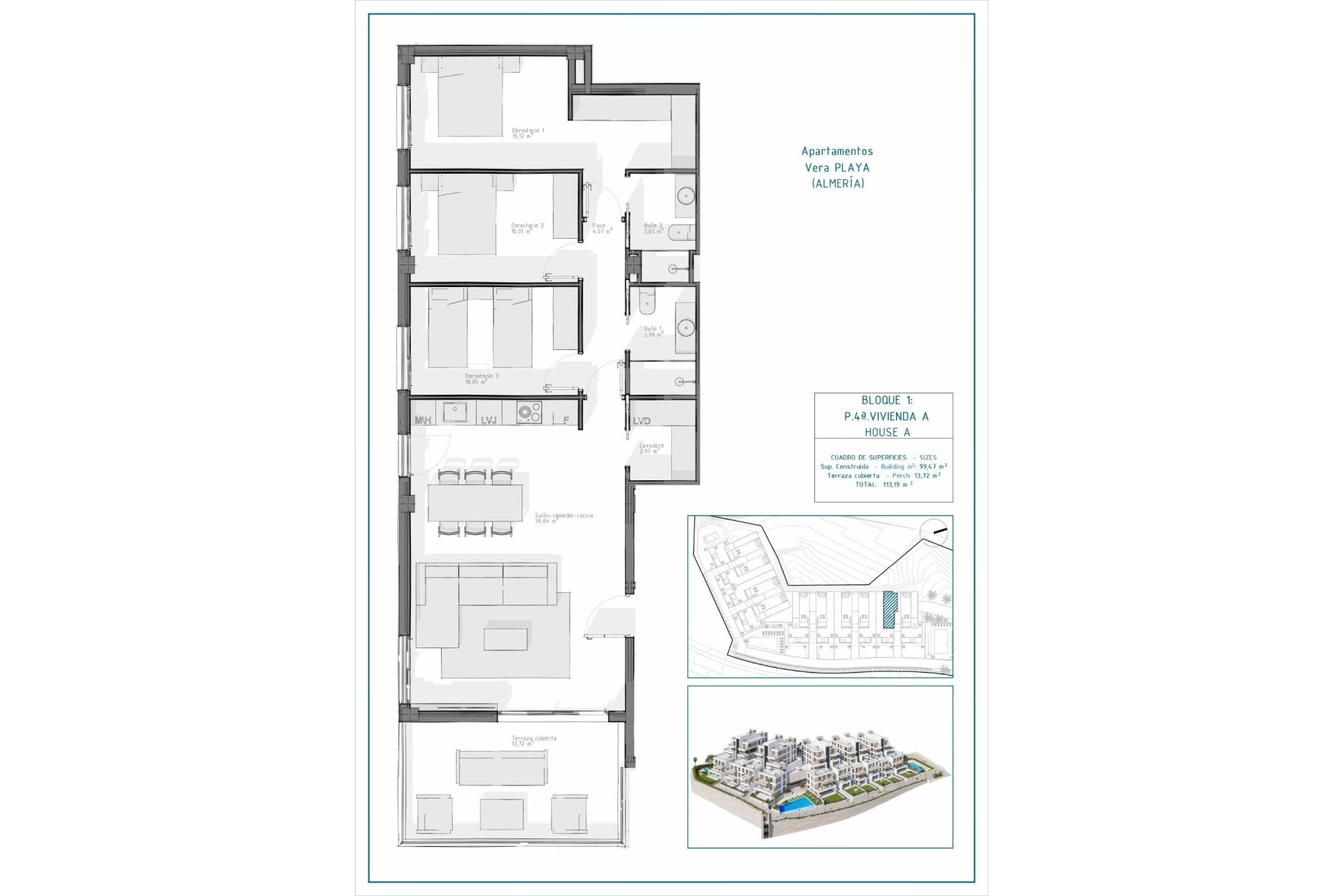Obra Nueva - Apartment - Flat - Vera - Pueblo Salinas