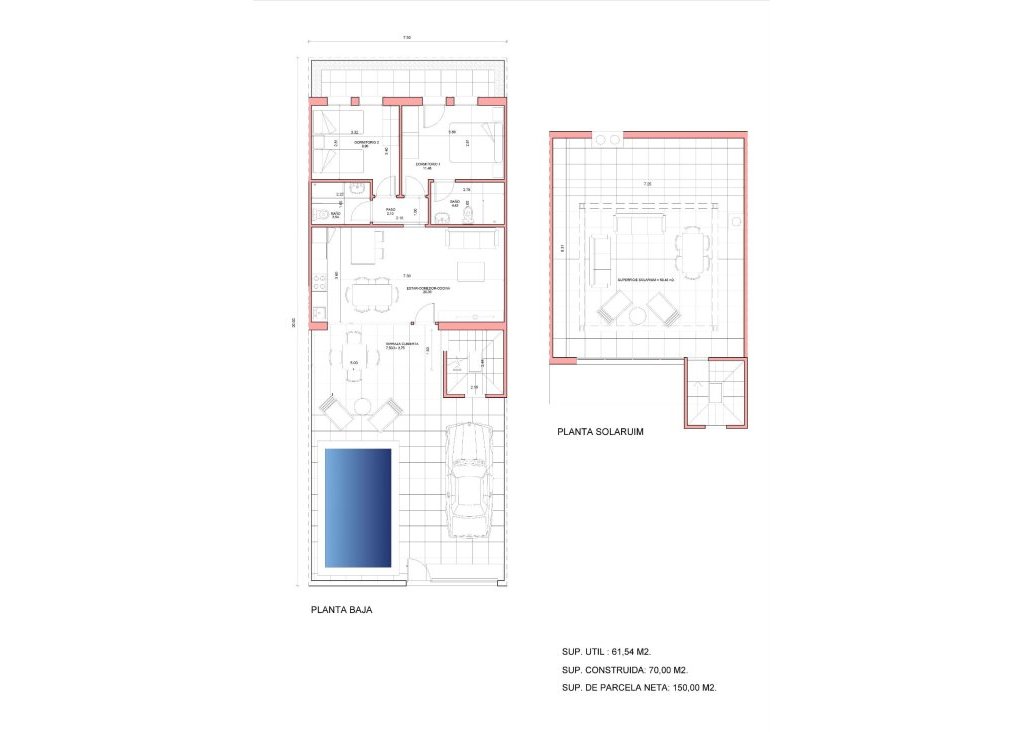 Obra Nueva - Bungalow - Fuente Alamo - La Pinilla