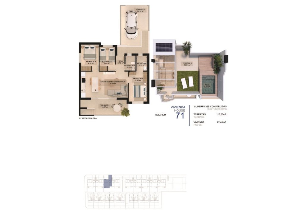 Obra Nueva - Bungalow - Pilar de la Horadada - La Torre de la Horadada