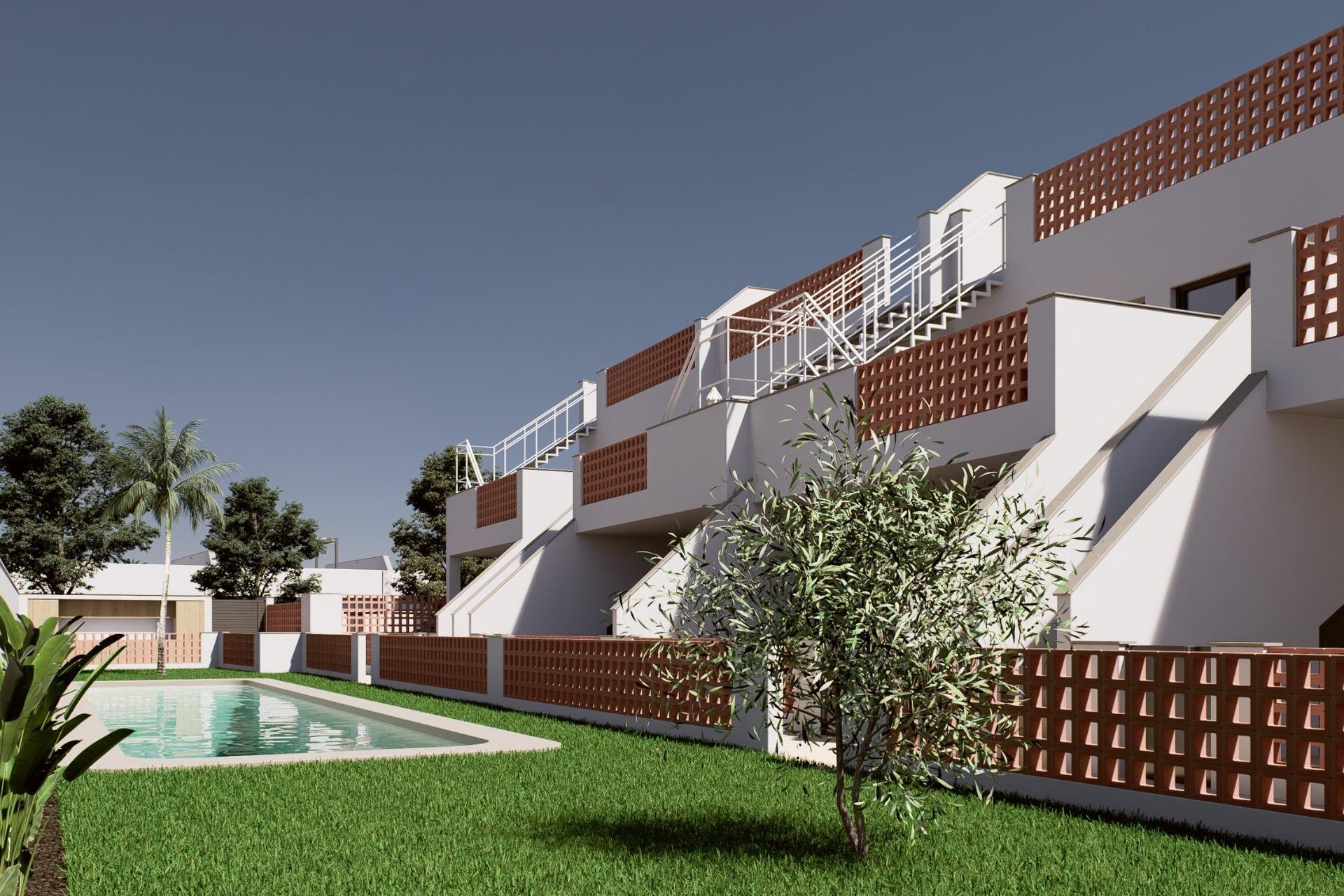 Obra Nueva - Bungalow - Pilar de la Horadada - Parque del Mediterraneo