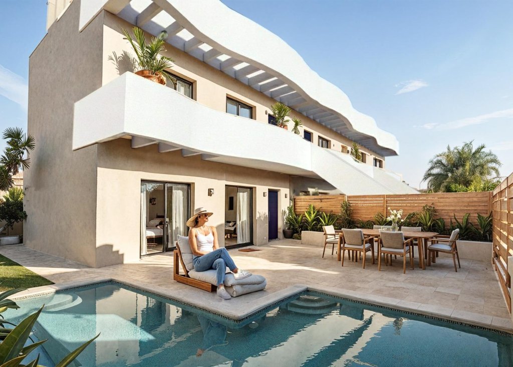 Obra Nueva - Bungalow - Pilar de la Horadada - parques de Andromeda