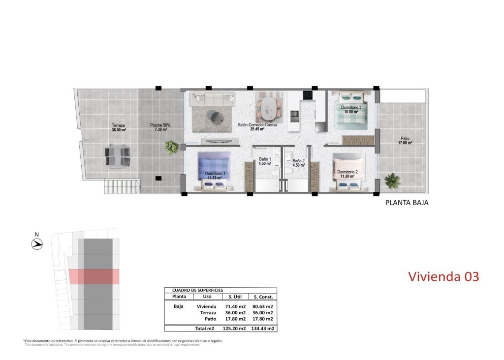 Obra Nueva - Bungalow - Pilar de la Horadada - Pueblo