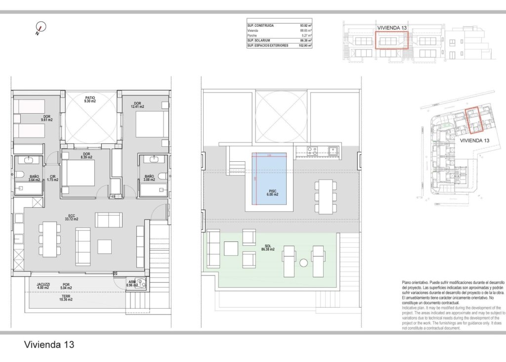 Obra Nueva - Bungalow - Pilar de la Horadada - Pueblo