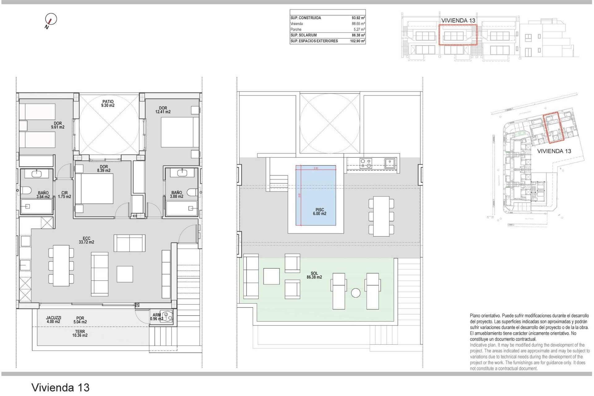 Obra Nueva - Bungalow - Pilar de la Horadada - Pueblo