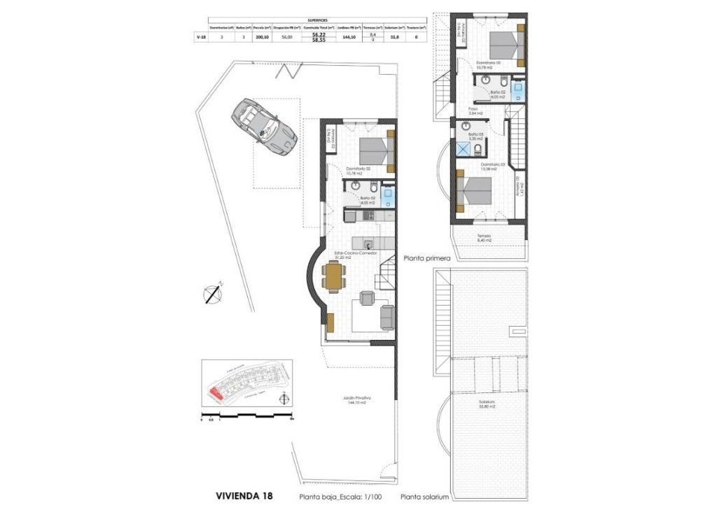 Obra Nueva - Bungalow - Pilar de la Horadada