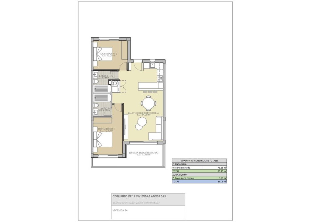 Obra Nueva - Bungalow - Rojales - Pueblo