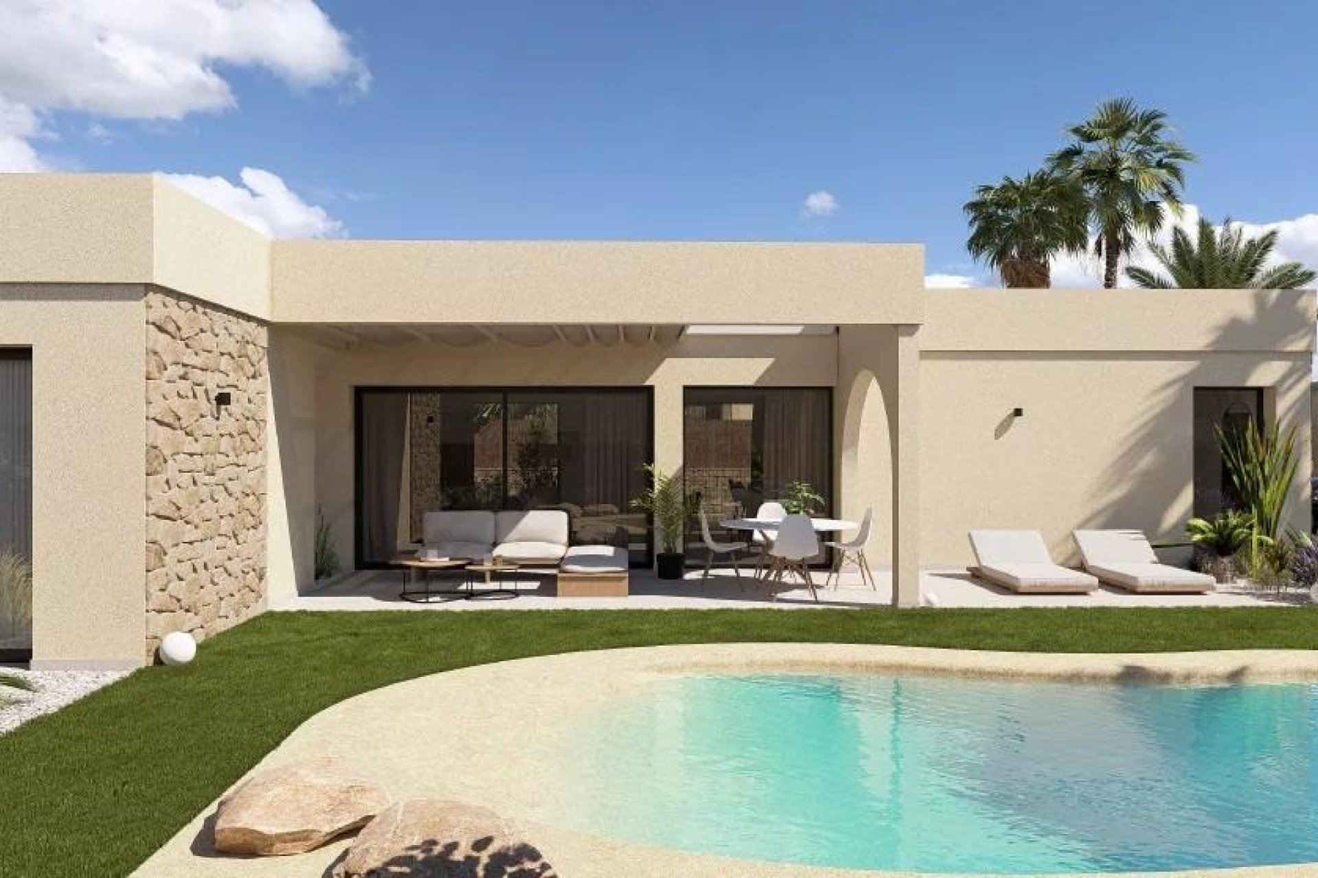 Obra Nueva - Chalet - BAÑOS Y MENDIGO - Altaona Golf