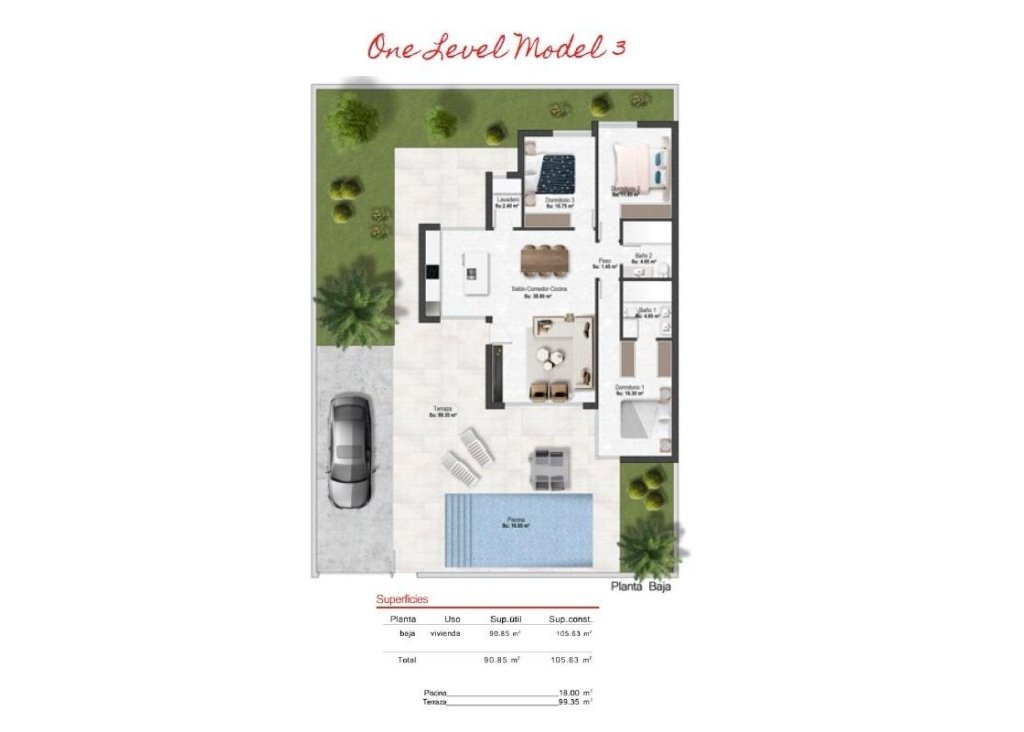 Obra Nueva - Chalet - BAÑOS Y MENDIGO - Altaona Golf