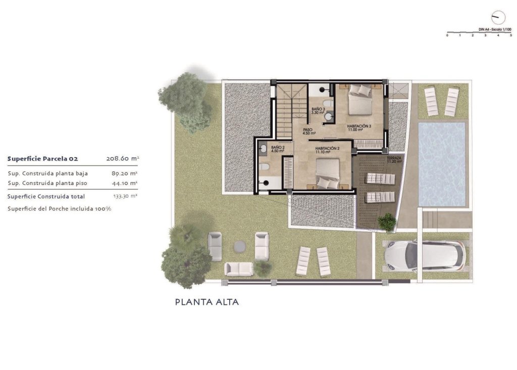 Obra Nueva - Chalet - Dolores - polideportivo