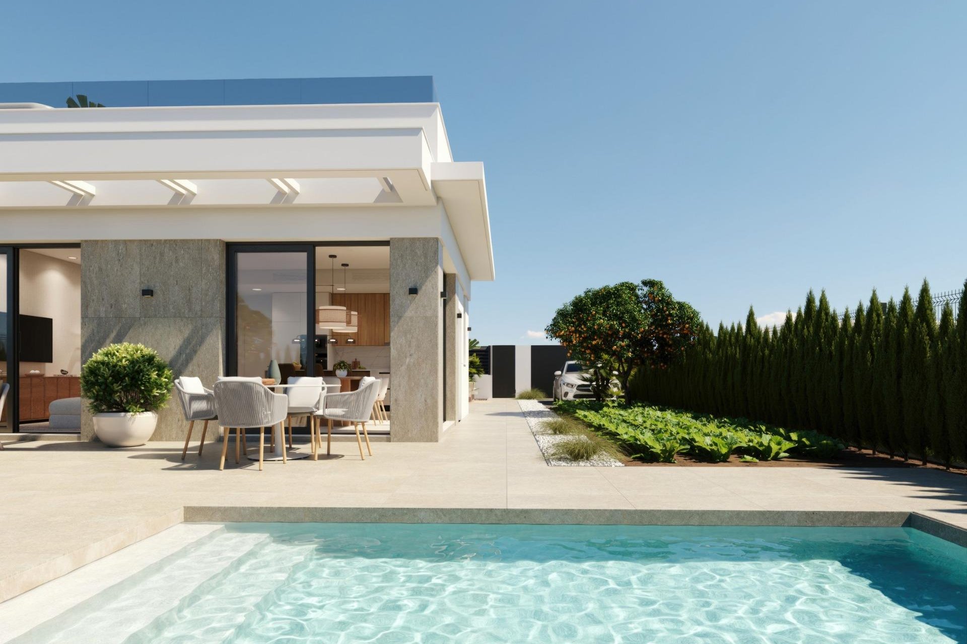 Obra Nueva - Chalet - Fuente Alamo - Hacienda Del Álamo Golf