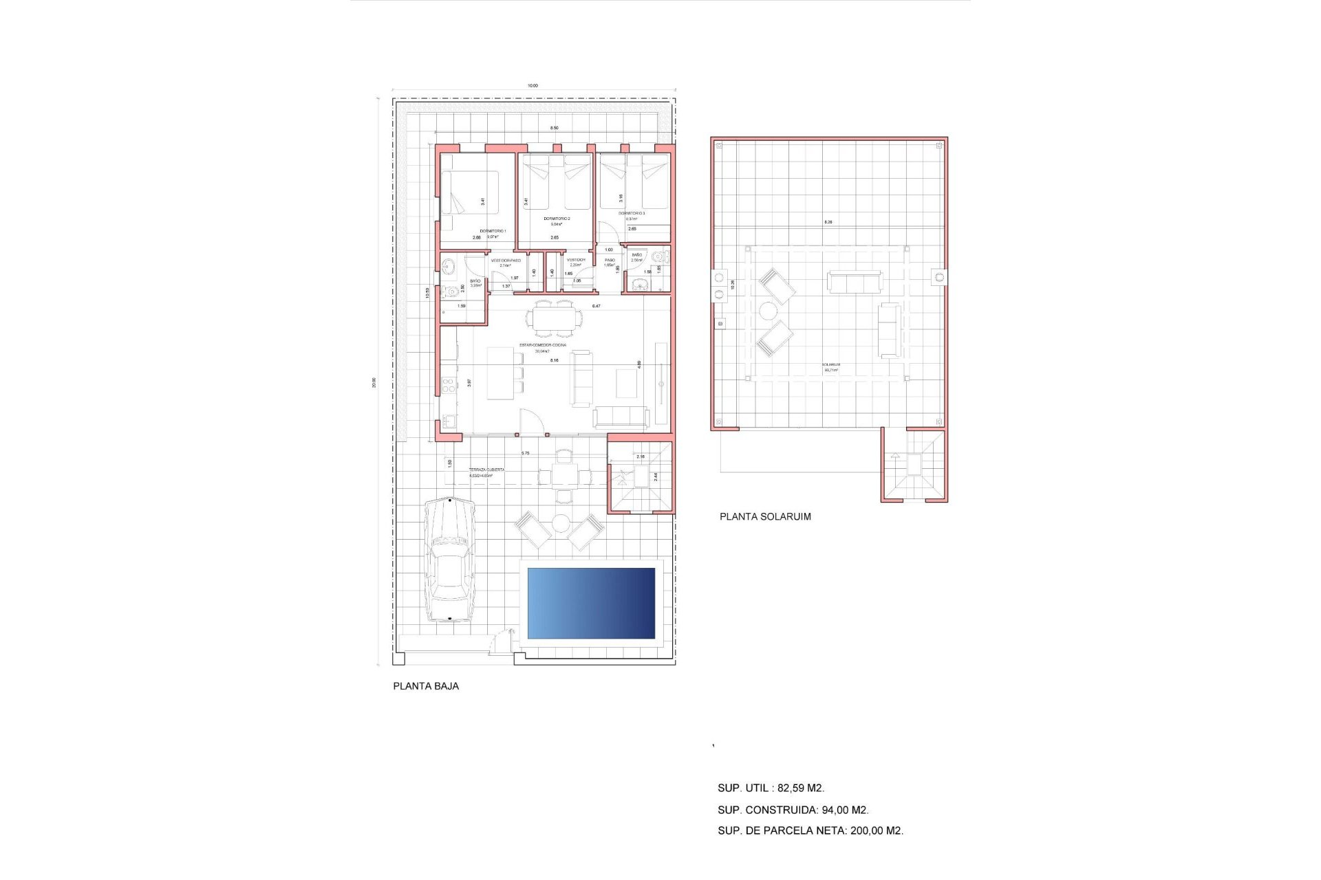 Obra Nueva - Chalet - Fuente Alamo - La Pinilla
