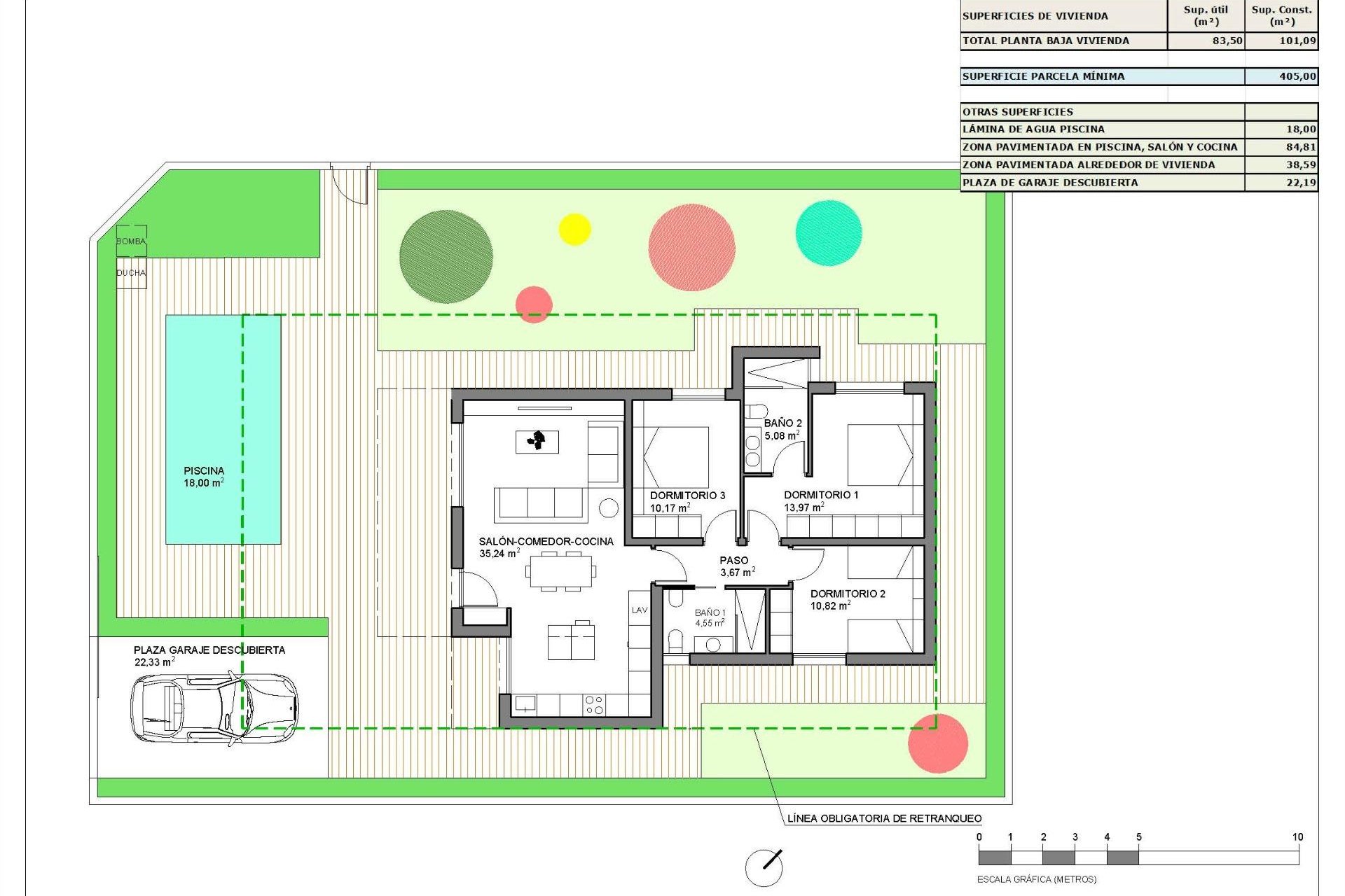 Obra Nueva - Chalet - Hondón de las Nieves - Urbaniz. La Montañosa