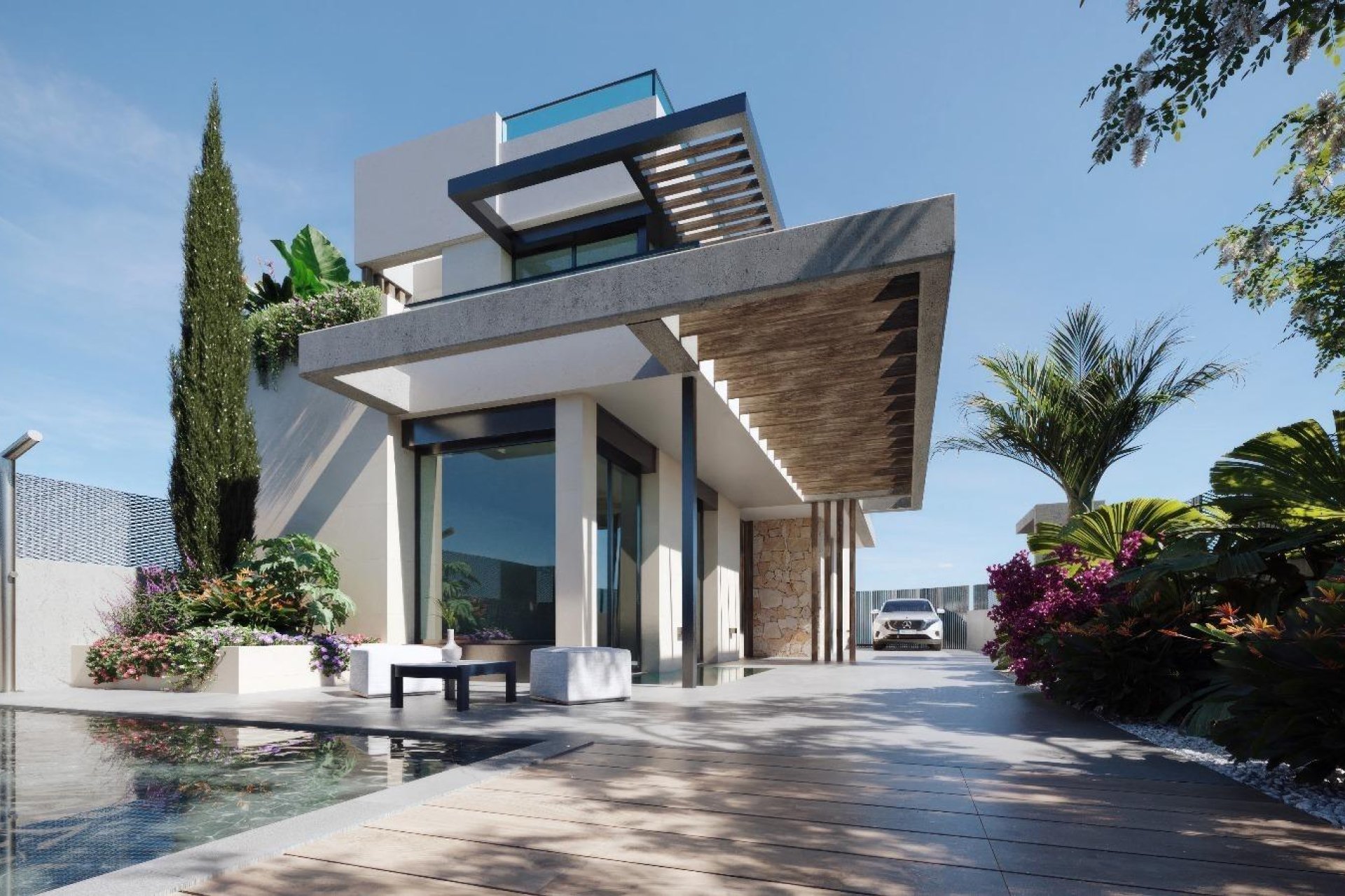 Obra Nueva - Chalet - Los Alcázares - Santa Rosalía