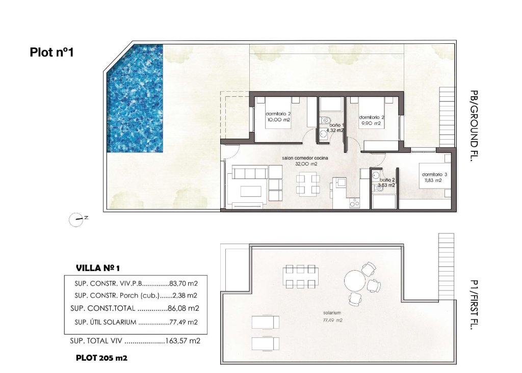 Obra Nueva - Chalet - Pilar de la Horadada