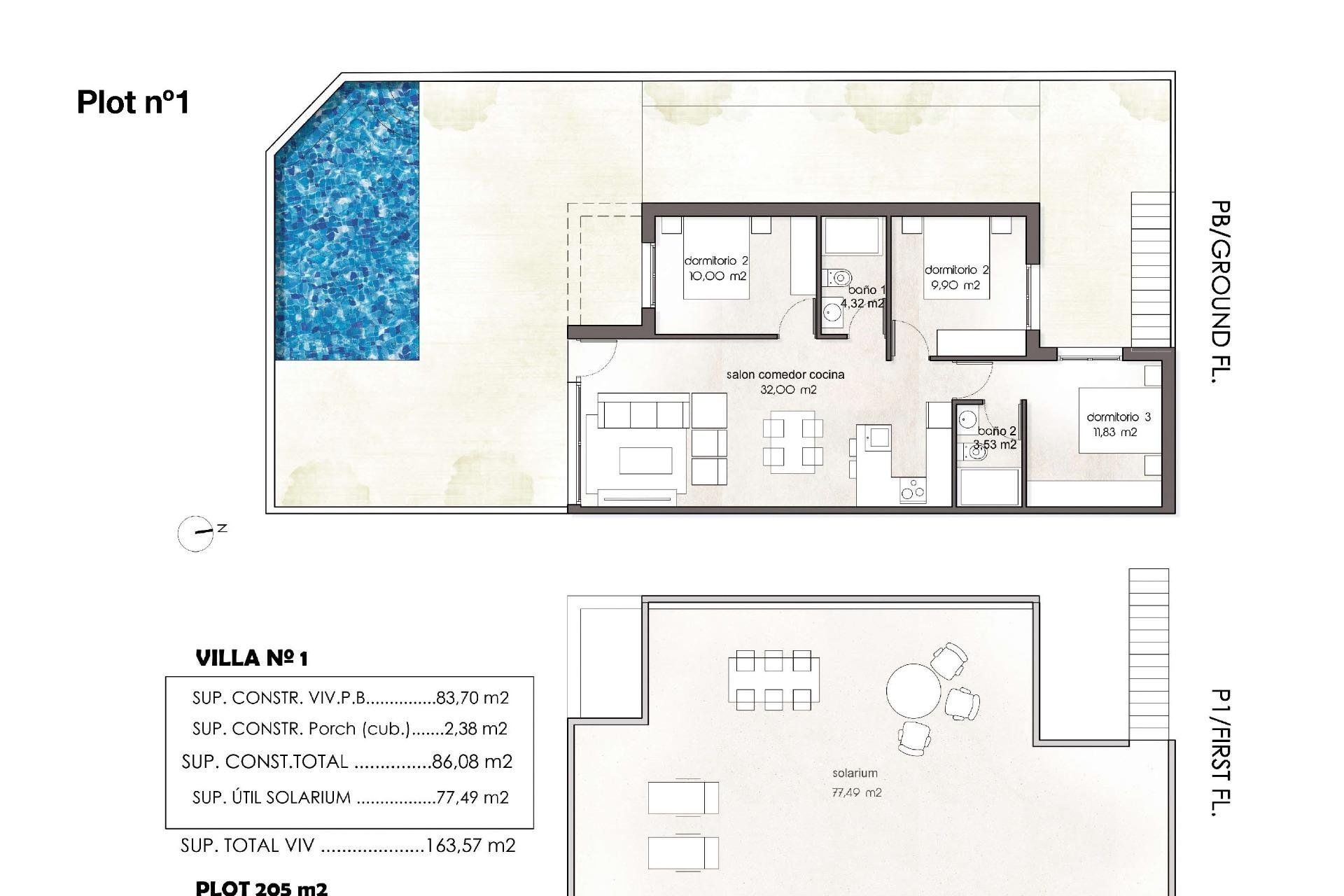 Obra Nueva - Chalet - Pilar de la Horadada