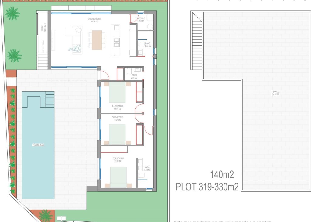 Obra Nueva - Chalet - San Javier - Parque del doce