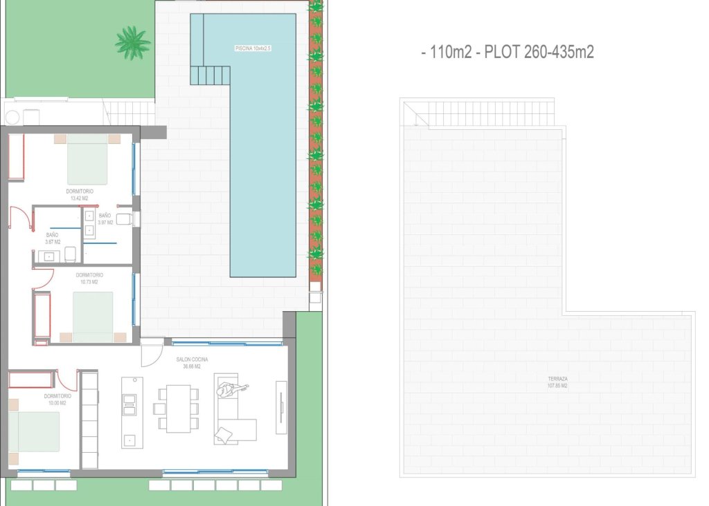 Obra Nueva - Chalet - San Javier - Parque del doce