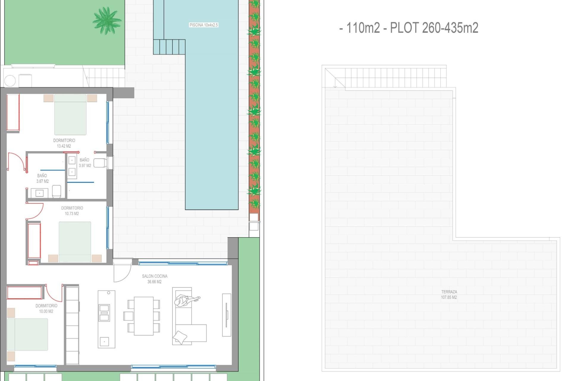 Obra Nueva - Chalet - San Javier - Parque del doce