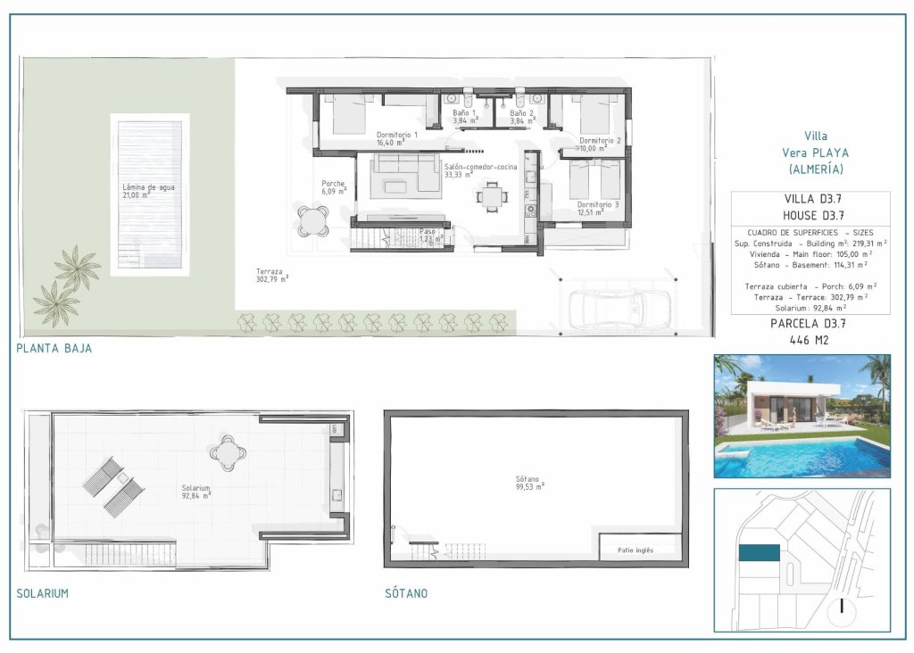 Obra Nueva - Chalet - Vera - Pueblo Salinas