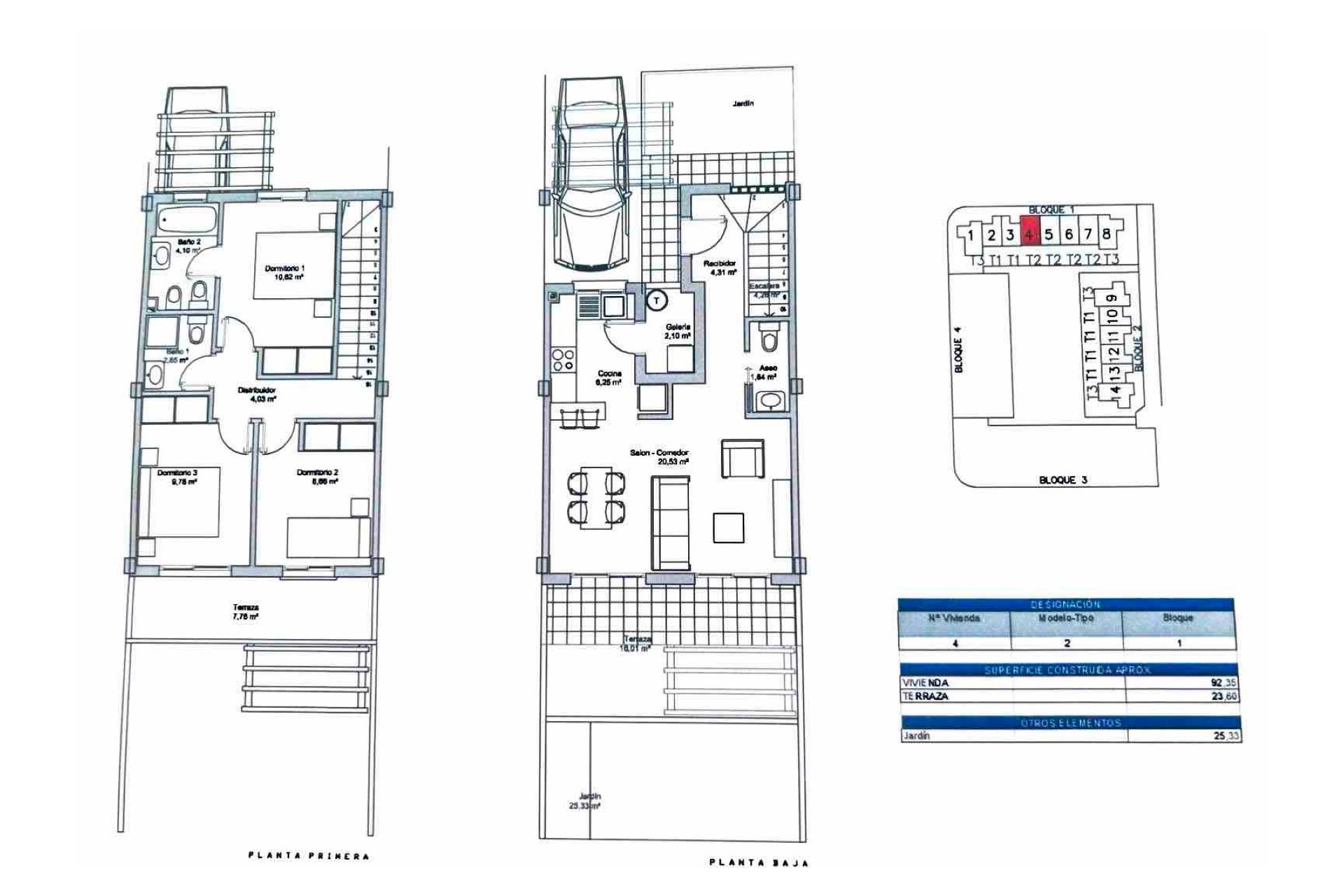 Venta - Bungalow - Ciudad Quesada