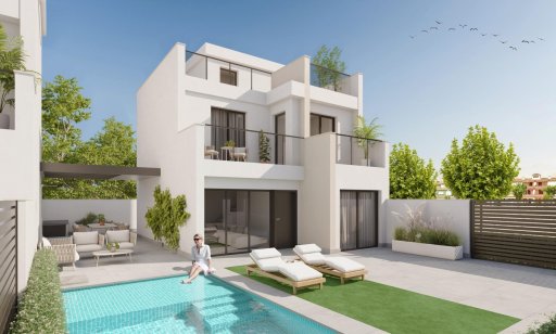 Villa - Nieuwbouw - Los Alcázares - Playa la Atascadera